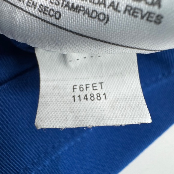 NIKE GOLF Men's Mock Neck Short Sleeve Polo Shirt Blue JELD WEN UMPQUA BANK - Picture 5 of 9